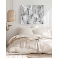 thumbnail image 3 of Grey Abstract Wall Art for Living Room,Canvas Picture Wall Decor for Bathroom Bedroom,Modern Oil Painted Art Contemporary Painting Artwork for Office Kitchen Hallway Dining Room Home Decor 24"x32", 3 of 8