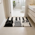 thumbnail image 5 of Tuvgenk Doormats Rectangle Multicolor Durable Cat Area Rugs Indoor Polyester Cute 23.62x35.43 In, 5 of 6