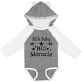 thumbnail image 3 of Inktastic Little Baby, Big Miracle Boys or Girls Long Sleeve Baby Bodysuit, 3 of 5