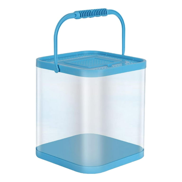 Fishing Bucket Clear Large Capacity Durable Multifunction Waterproof Thick  Water with Lid 