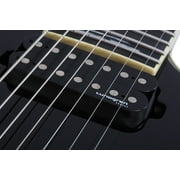 Schecter 2564 C-7 Blackjack Black Gloss Electric Guitar