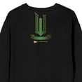 thumbnail image 4 of Wicked Land of OZ Musical Adult Black Crew Neck Long Sleeve Sweatshirt, 4 of 6