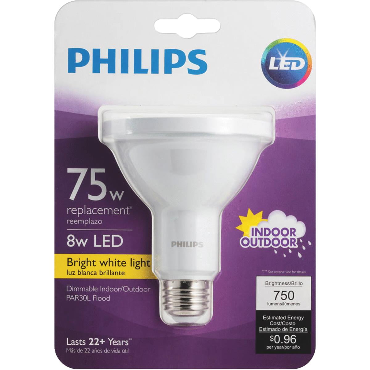 Philips 75w Par30 Led Dim Bulb 529743