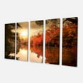 thumbnail image 2 of Coucher de Soleil Coloré sur Rivière - Impression sur Toile Paysage, 2 of 3