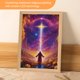 thumbnail image 3 of Pintura Ligera Jesús Lámpara Regalos Noche LED (Jardín), 3 of 9