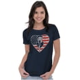thumbnail image 4 of Betty Boop Heart Patriotic Vintage Women's Graphic T Shirt Tees Brisco Brands S, 4 of 5