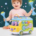 thumbnail image 2 of WRITWAA 1Pcs Bus Shape Xylophone Musical Instrument Enlightenment Toys for Children Aged 1-5 Home Use, 2 of 8