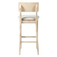 thumbnail image 4 of Riverbay Furniture 31.5" Transitional Wood/Fabric Bar Stool in Gray, 4 of 8