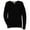 Black - deepblack, variant on maison Jules Womens Illusion Knit Sweater, Black, XX-Small