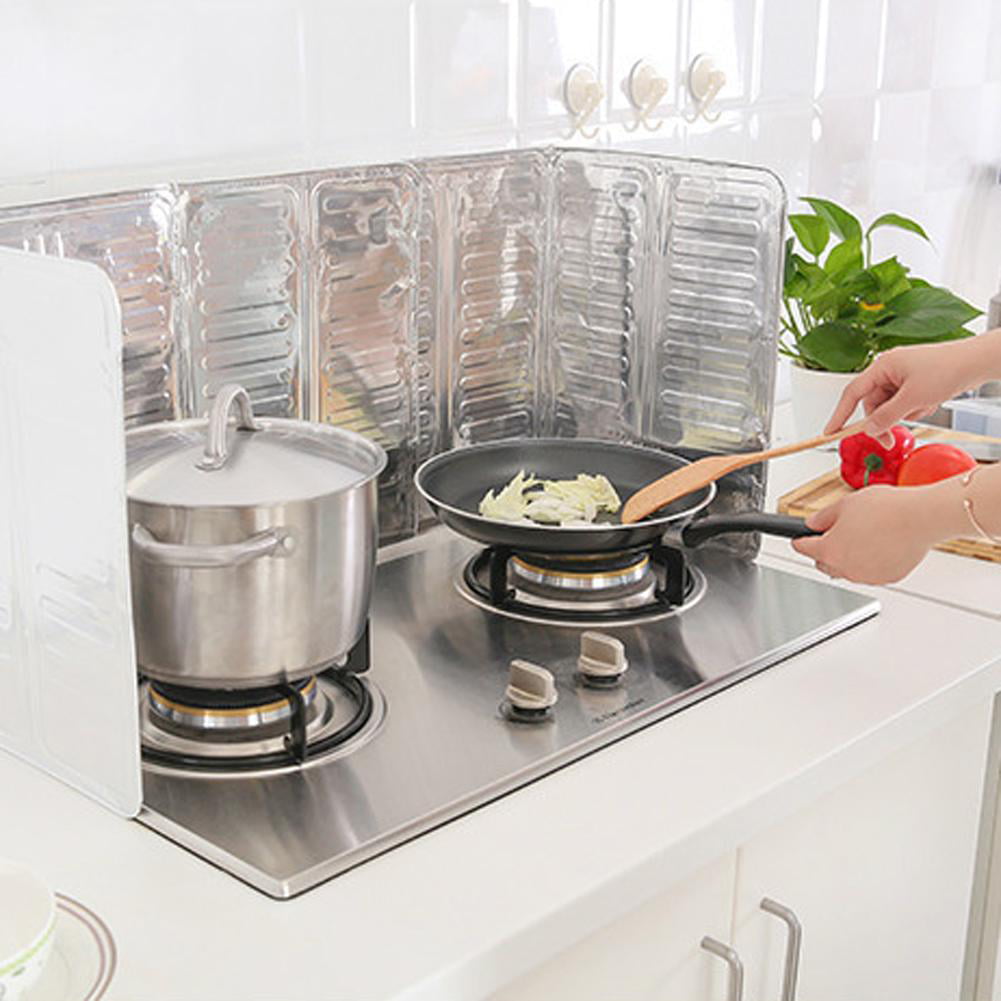 Kitchen Cover Anti Splatter Shield Frying Pan Guard Cooking Oil Splash Gadgets 