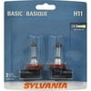 Sylvania H11.BP2 Multi Purpose Halogen Bulb, 2 pack, Compatible with Multiple Cars