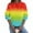 Multicolor, variant on Sweatshirt For Women Gradient Long Sleeve Crewneck Trendy Fall Winter Pullover Sweatshirt Comfortable