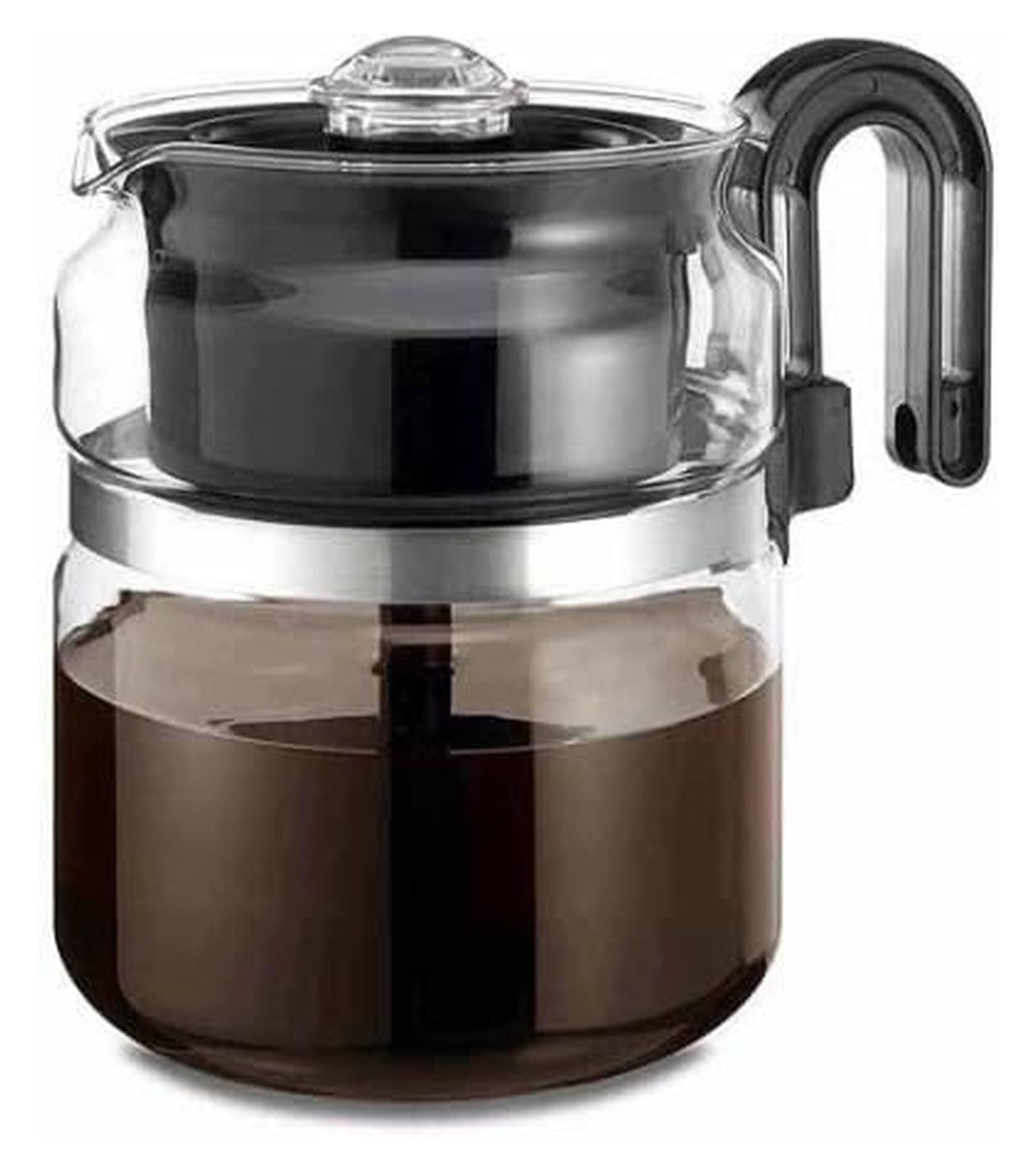 Cup Capresso Perk Percolator Capresso Stainless Steel Glass Top