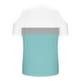 thumbnail image 3 of CHGBMOK Womens Shirts V Neck Short Sleeve Cold Shoulder Basic Tee Tops, 3 of 7