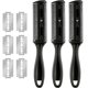 thumbnail image 1 of 3 piezas de peine de afeitar con 10 piezas de maquinillas de afeitar, peine cortador de pelo, tijeras de corte, doble Maquinilla de afeitar Edge, peine para adelgazar el cabello, h, 1 of 5