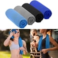 thumbnail image 4 of 4 Pack 40"X12" Yoga Towel Cooling Towels for Necks Sports Towels Cool Ice Towel Microfiber Towel for Yoga, Sport, Gym, Workout, Camping, Fitness, 4 of 7
