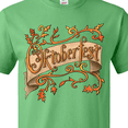thumbnail image 4 of Inktastic Oktoberfest Banner with Orange Autumn Leaves T-Shirt, 4 of 5