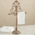 thumbnail image 2 of Aldabella Satin Gold Towel Stand/Jewelry Holder 13"W x 7"D x 21"H, 2 of 3