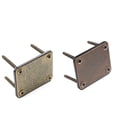 thumbnail image 2 of LOOKSEVEN Vintage Age Relic Electric Guitar Neck Plate Mounting & Screws For Strat Tele-Bronze-Age Relic, 2 of 6