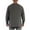 Gray, variant on ZVNAΖH Mens Long Sleeve Undershirts, Solid Color Loose Fit Basic Tees Casual Crew Neck Pullover Tops Sizes M-XXL