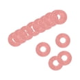 thumbnail image 4 of Insulating Washer 500 Pcs 3mm x 8mm x 0.5mm Red Vulcanized Fiber Washer, Insulation Gasket for Motherboard, 4 of 5