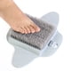 thumbnail image 4 of Cepillo Exfoliante para Pies Limpiador Exfoliante Masajeador Spa para Ducha con Gancho Gris, 4 of 7