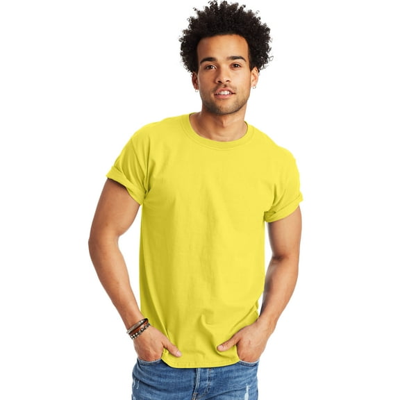Hanes Men's and Big Men's Authentic Short Sleeve Tee, up to Size 6XL