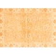 thumbnail image 1 of Ahgly Company Indoor Rectangle Abstract Orange Modern Area Rugs, 6' x 9', 1 of 4