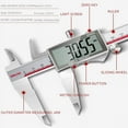 thumbnail image 2 of 0-12 Inch/300mm Electronic Digital Vernier Micrometer Caliper Inch/Millimeter/Fraction Stainless Steel Large LCD Screen Measuring Tool, 2 of 7