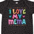 thumbnail image 4 of Inktastic I Love My Mema Grandchildren Girls Baby Bodysuit, 4 of 5