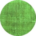 thumbnail image 1 of Ahgly Company Machine Washable Indoor Round Persian Green Bohemian Area Rugs, 6' Round, 1 of 1