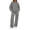 *Dark Gray, variant on ClodeEU Women 2 Piece Casual Outfit ,Crew Neck Long Sleeve Sweatshirt and Wide Leg Pants Set Army Green,Women's Plus L