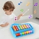 thumbnail image 4 of Juguetes de piscina, juguetes para bebés, juguetes para niños pequeños en 1, piano xilófono para bebés de 1 a 3 años, teclado de 8 teclas multicolor, xilófono, piano, instrumentos musicales educativos, 4 of 9