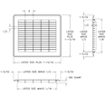 thumbnail image 4 of Imperial RG0769 Heavy Duty Brown Floor Grille - 14inch x 24inch Duct Opening, 4 of 4