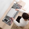 thumbnail image 3 of Long Mouse Pads for Desk,Pioneer Flower Floral Print Pattern Desk Mats on Top Of Desks, Desk Mouse Pad Extra Large with 3mm Non-Slip Base and Stitched Edge for Gaming,Office,Work,Home 31.5"x11.8", 3 of 6