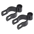 thumbnail image 2 of Bisagras de marco de puerta hembra negras de 1 3/8" x 5/8"" para poste de valla de eslabones de cadena | Bisagras con pernos | Paquete de 2, 2 of 5