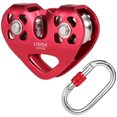 thumbnail image 3 of Lixada 30kN Cable Trolley Pulley Dual Pulley with 25kN Srew Lixada Pulley, 3 of 7