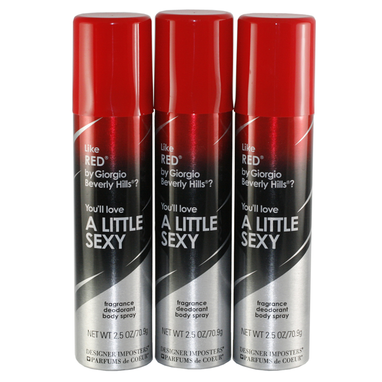 A Little Sexy Gentle Deodorant Body Spray Pack Of 3 X 2.5 Oz. for Women