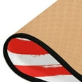 thumbnail image 3 of Ryvnso Red and White Art Stripes Hallway Runner Rugs Floor Carpet Non Slip Entryway Mat 2' x 6', 3 of 7