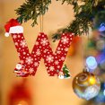 thumbnail image 4 of Adornos navideños colgantes con 26 letras para árbol de Navidad, adornos navideños personalizados para hacer tú mismo, decoración navideña, decoración colgante para árbol de Navidad, decoración para p, 4 of 5