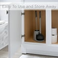 thumbnail image 4 of Bath Bliss 2-in-1 Bowl Brush & Plunger Grey, 4 of 12