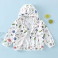 thumbnail image 4 of LYMAYTER Unisex Kids Baby Long Sleeve Hoodie Jacket Coats Toddler Rash Guard UPF 50+ Swim Outwear Tops 2-10 Years, 4 of 10