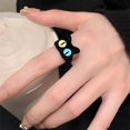 thumbnail image 1 of Kuromi Cartoon Figure PVC Ring One Size Unisex Age Gift, 1 of 9