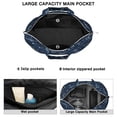 thumbnail image 4 of Sac de Voyage Thème Cosmos Ciel Étoilé Grande Capacité Sac de Week-End Léger avec Sangle Réglable pour Gym Voyage, 4 of 5
