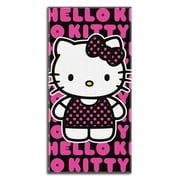 Hello Kitty Pop Kitty Design 30x60 Fiber Reactive Cotton Beach Towel