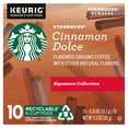 thumbnail image 6 of Starbucks Cinnamon Dolce Flavored Blonde Roast Single Cup Coffee for Keurig Brewers, Box of 10 K-Cup Pods, 6 of 6