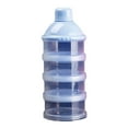 thumbnail image 2 of Visland Baby Milk Powder Formula Dispenser, Non-Spill Smart Stackable Baby Feeding Travel Storage Container, BPA Free, 4 Compartments, 2 of 8