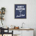 thumbnail image 3 of Stupell Industries Mid-Century Retro Dirty Martini Club Brown Floating Frame Canvas Art, 17 x 21, by Lettered and Lined, 3 of 8