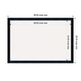 thumbnail image 4 of Amanti Art White Cork Board Wood Framed Madison Black Bulletin Board 38 in. x 26 in., 4 of 8