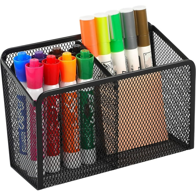 Marker Pen Holder Acrylic Stationery Storage Transparent Pen Pencil Storage  Shelf Office School Supplies Marker Organizer Large